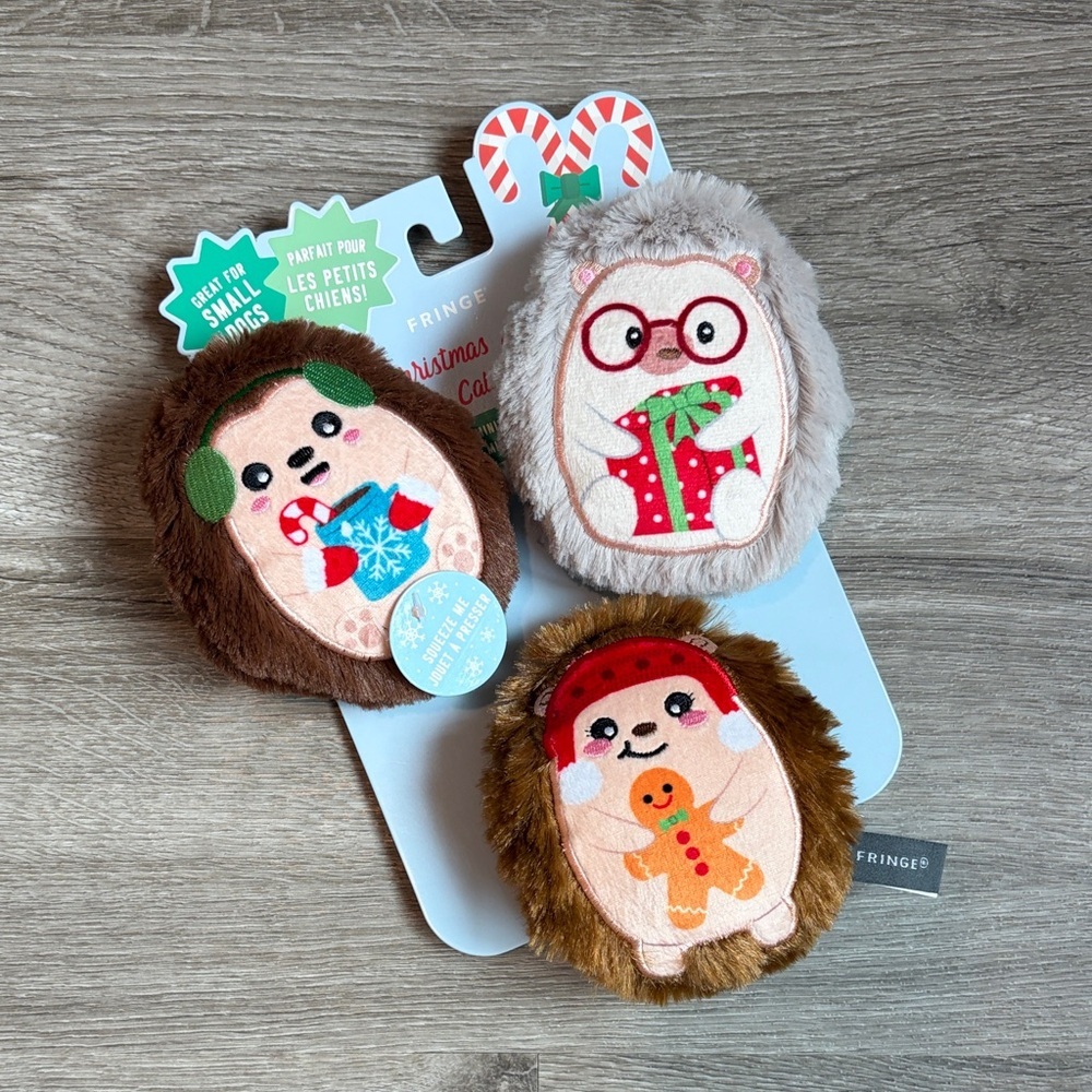 NEW Fringe 3 pack mini dog toy set